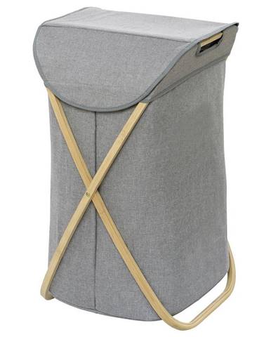 KÔŠ NA BIELIZEŇ, hnedá, sivá