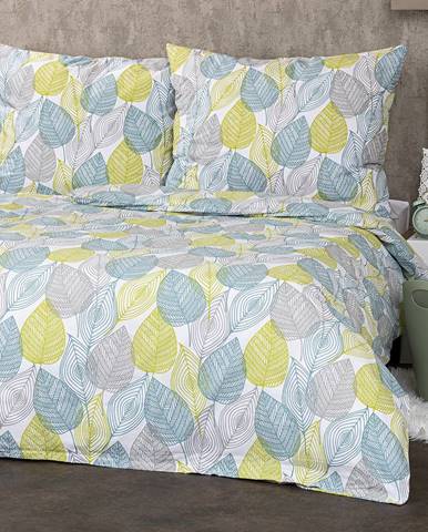 4Home Bavlnené obliečky Nordic Leaves, 200 x 220 cm, 2 ks 70 x 90 cm